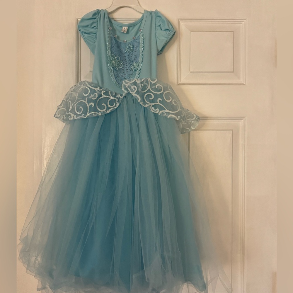 Enchanting Blue Princess Costume for Kids